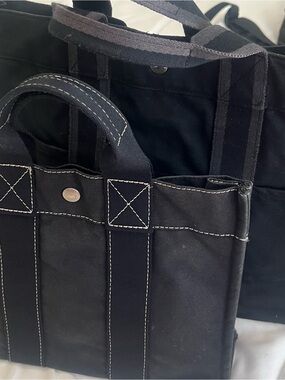 Hermes Fourre Tout black MM and PM
